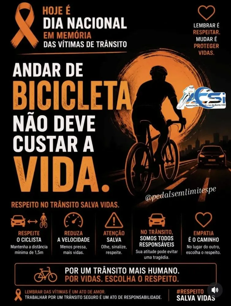 Dia Nacional em Memória das Vítimas de Trânsito